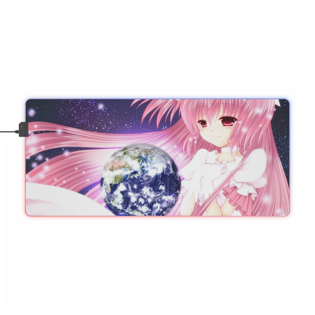 Puella Magi Madoka Magica Madoka Kaname RGB LED Mouse Pad (Desk Mat)