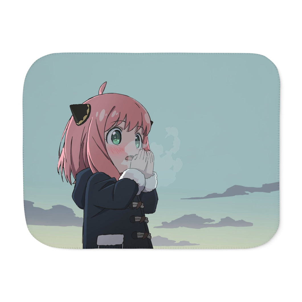 Anime Spy x Family Sherpa Blanket