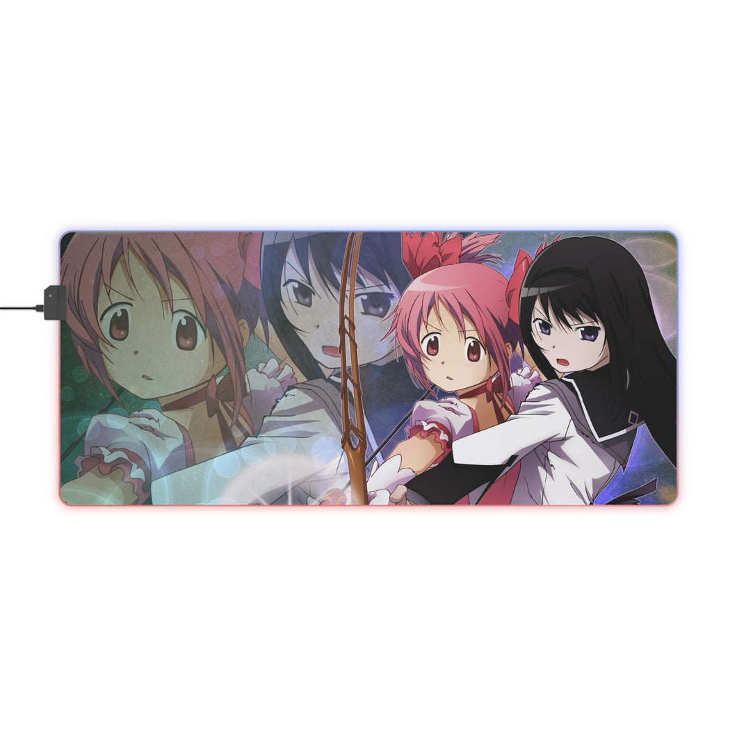 Puella Magi Madoka Magica RGB LED Mouse Pad (Desk Mat)