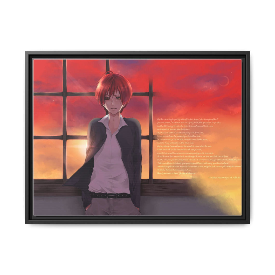 Assassination Classroom Canvas Framed Art Print