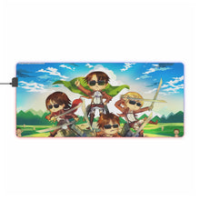 Load image into Gallery viewer, Anime Attack On Titan RGB LED Mouse Pad (Desk Mat)
