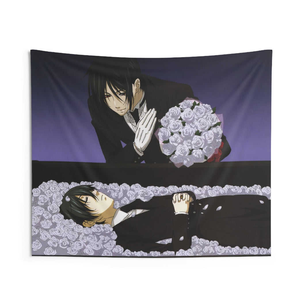 Black Butler Indoor Wall Tapestry