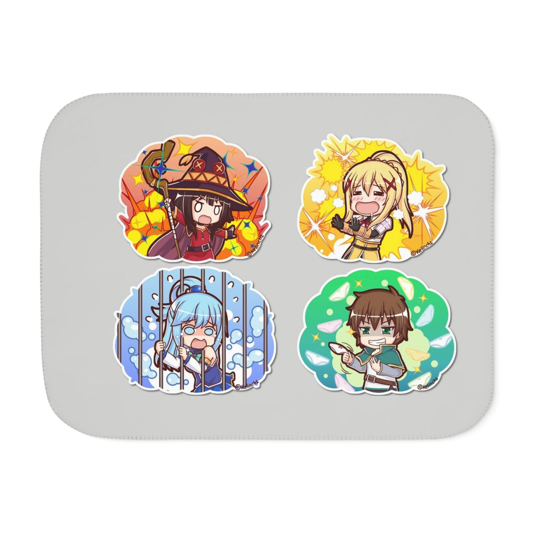 KonoSuba - God’s blessing on this wonderful world!! Sherpa Blanket
