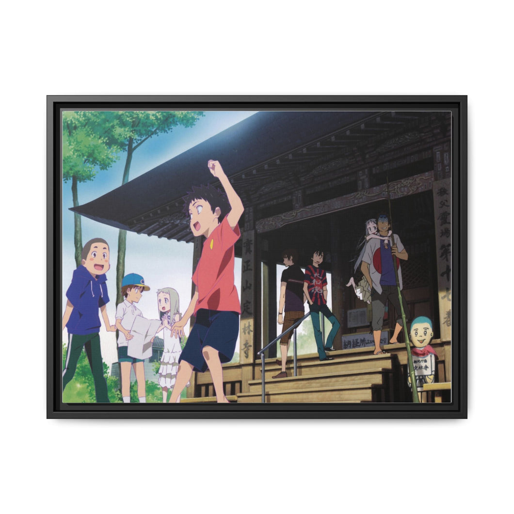 Anohana Canvas Framed Art Print