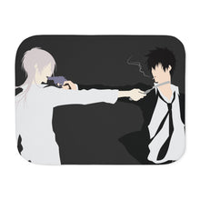 Load image into Gallery viewer, Villain and a hero Minimalist] Sherpa Blanket
