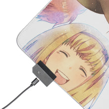 Load image into Gallery viewer, Blue Exorcist RGB LED Mouse Pad (Desk Mat)
