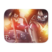 Load image into Gallery viewer, Monkey D. Luffy Sherpa Blanket
