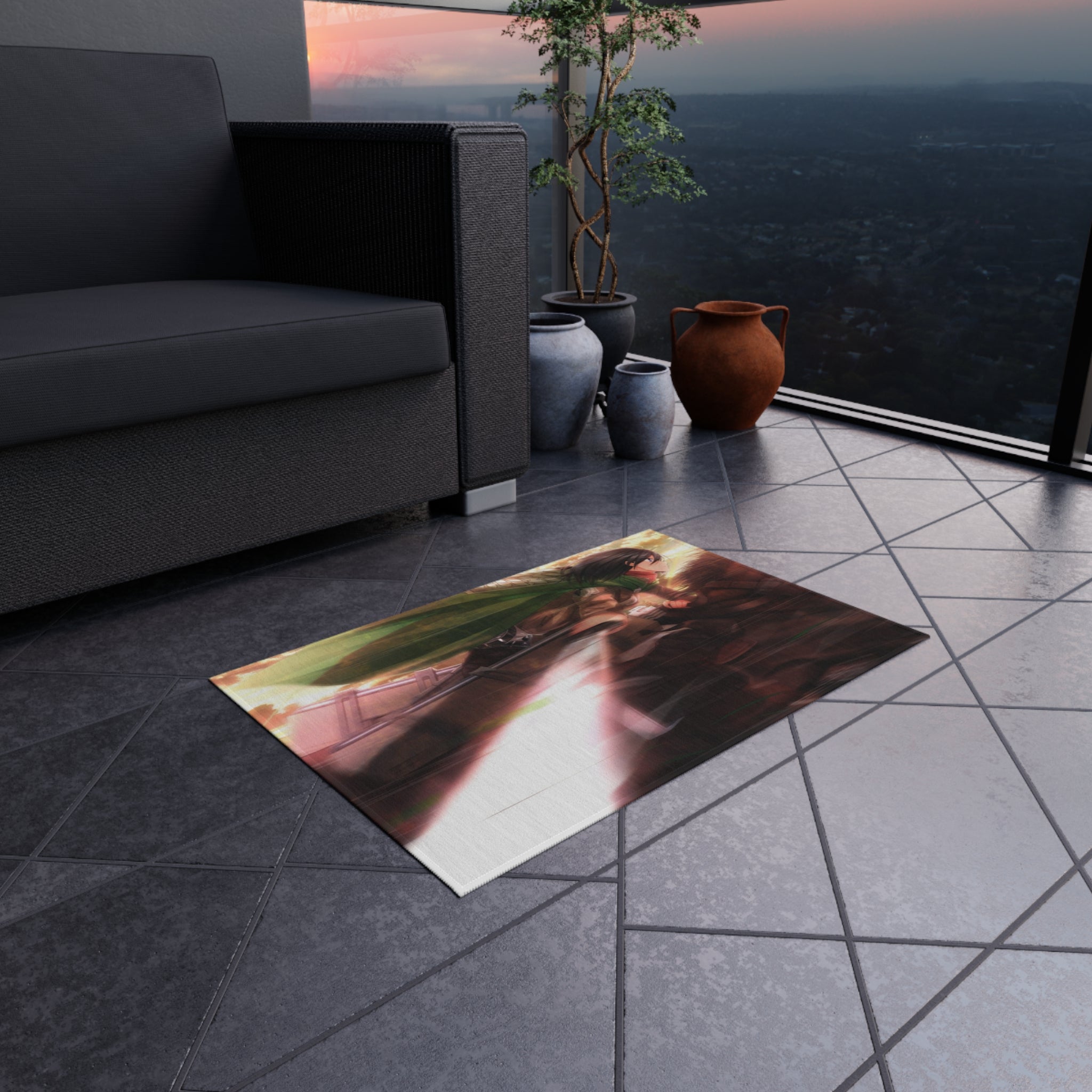 Load image into Gallery viewer, Anime Attack On Titan Rug