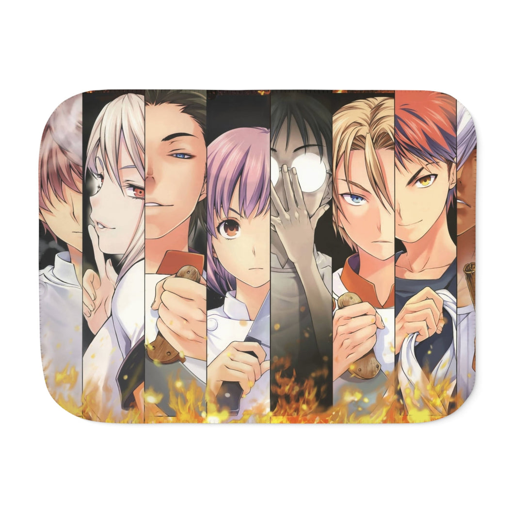 Anime Food Wars: Shokugeki no Soma Sherpa Blanket