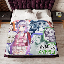 Load image into Gallery viewer, Anime Miss Kobayashi&#39;s Dragon Maid Sherpa Blanket
