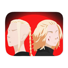 Load image into Gallery viewer, Mikey and Draken (Tokyo Revengers) Sherpa Blanket
