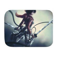 Load image into Gallery viewer, Anime Attack On Titan Sherpa Blanket
