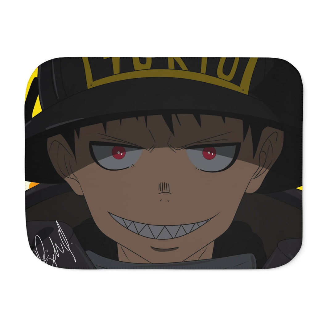 Enen no Shouboutai - Kusakabe Shinra Sherpa Blanket