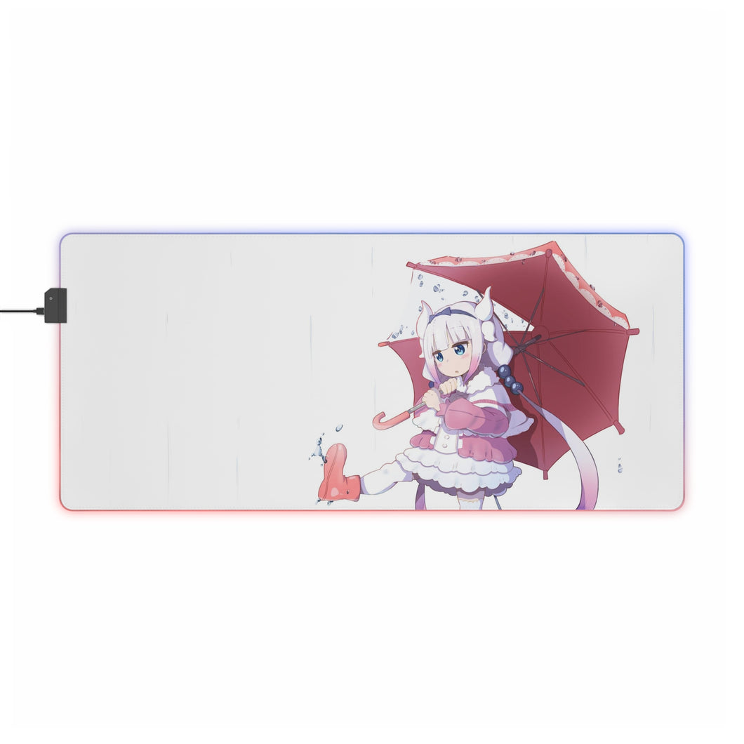 Miss Kobayashi's Dragon Maid Kanna Kamui, Kobayashi San Chi No Maid Dragon RGB LED Mouse Pad (Desk Mat)