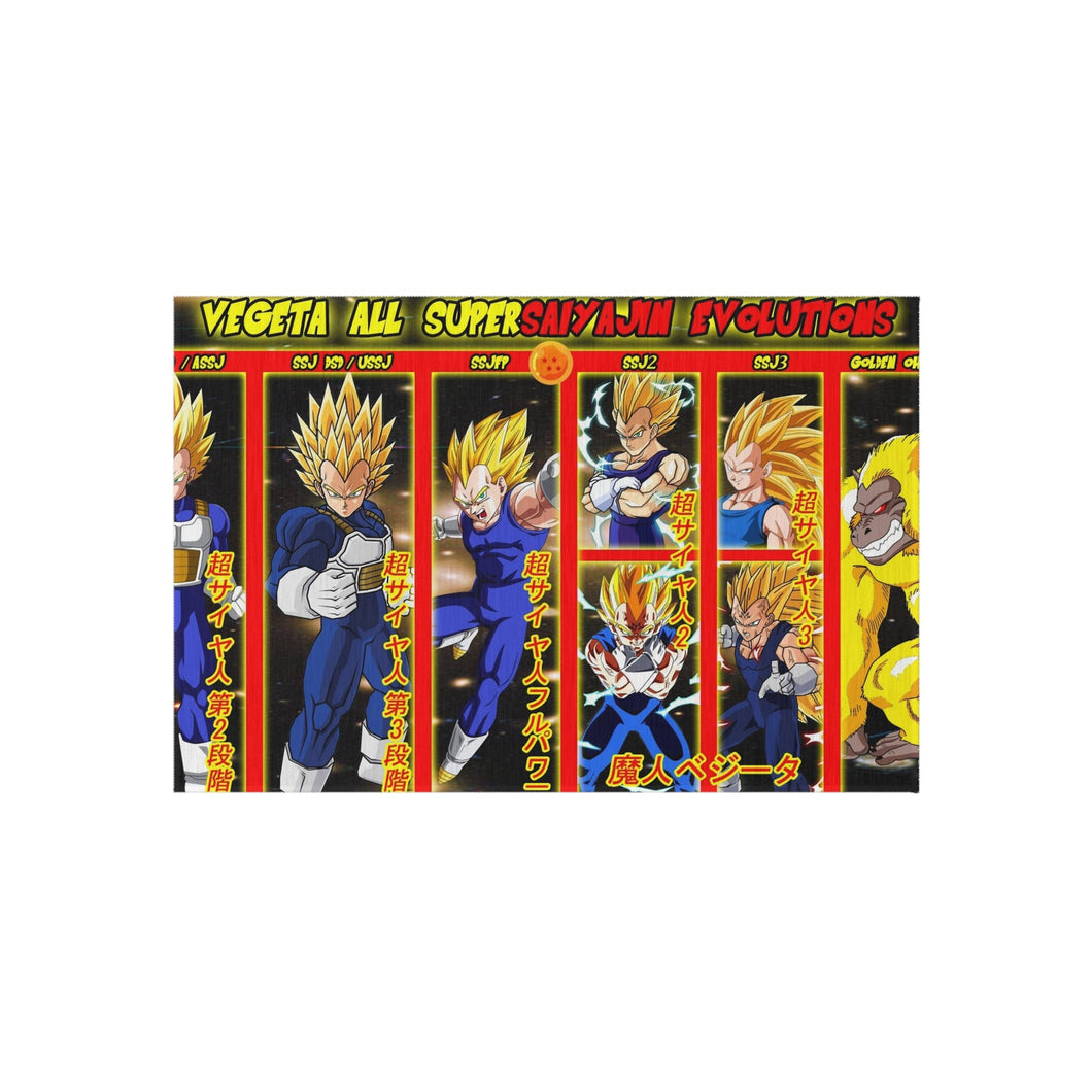 Vegeta Supersaiyajin Evolutions Rug