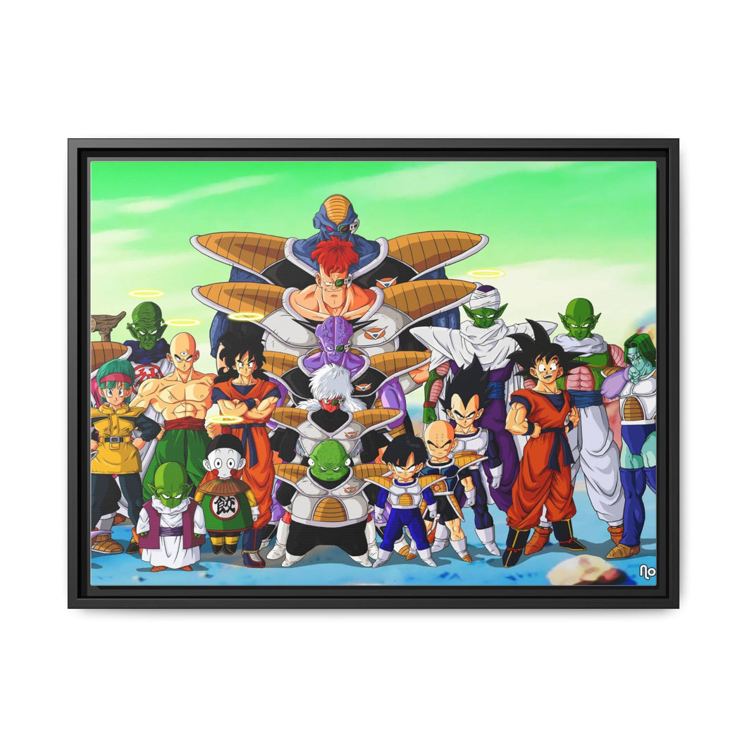 Anime Dragon Ball Z Canvas Framed Art Print