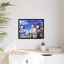 Load image into Gallery viewer, Mayuri, Kyouma &amp; Kurisu Canvas Framed Art Print
