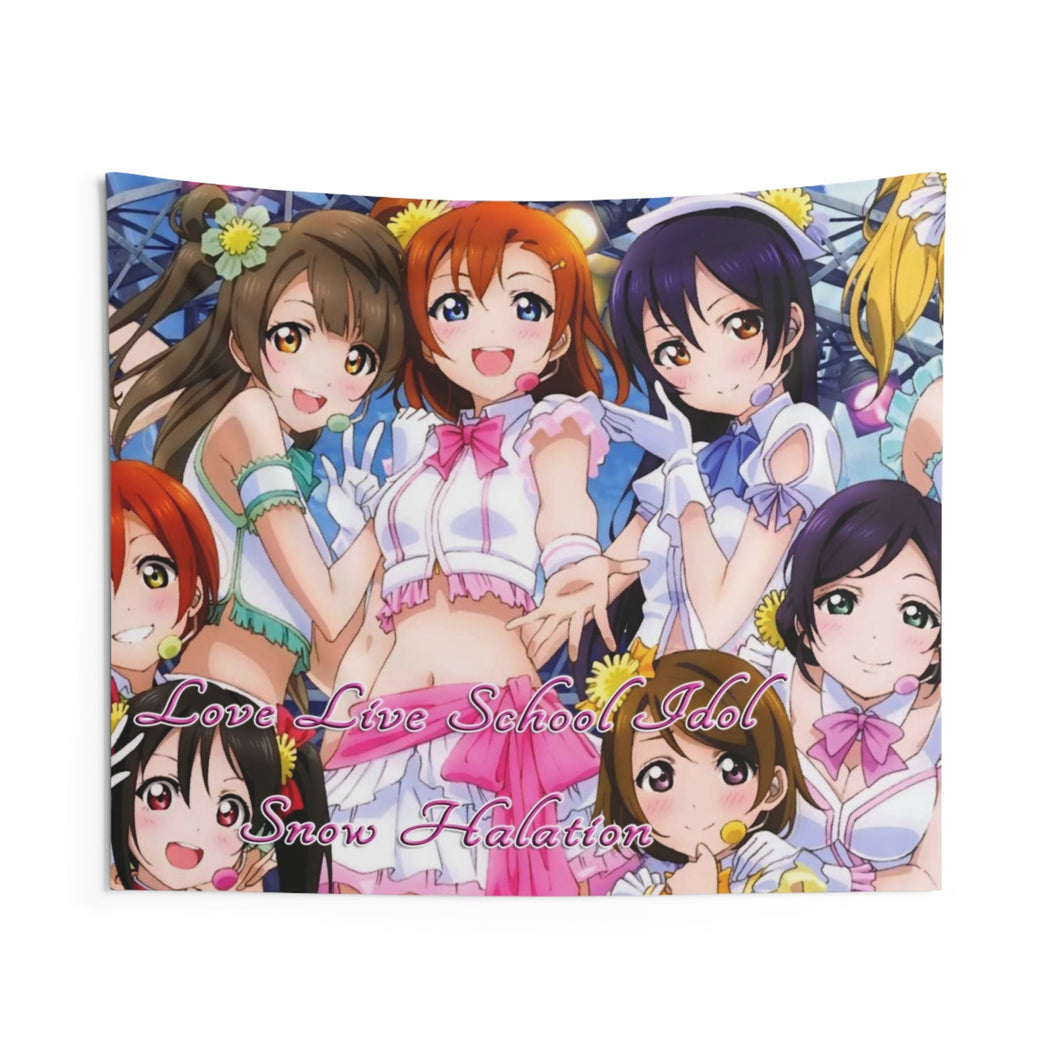 Love Live! Maki Nishikino, Kotori Minami, Umi Sonoda, Honoka Kousaka, Rin Hoshizora Indoor Wall Tapestry