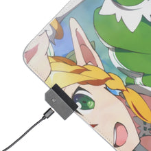 Load image into Gallery viewer, Leafa and Kirito RGB LED Mouse Pad (Desk Mat)
