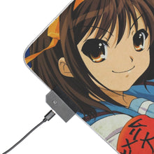 Load image into Gallery viewer, The Melancholy Of Haruhi Suzumiya RGB LED Mouse Pad (Desk Mat)
