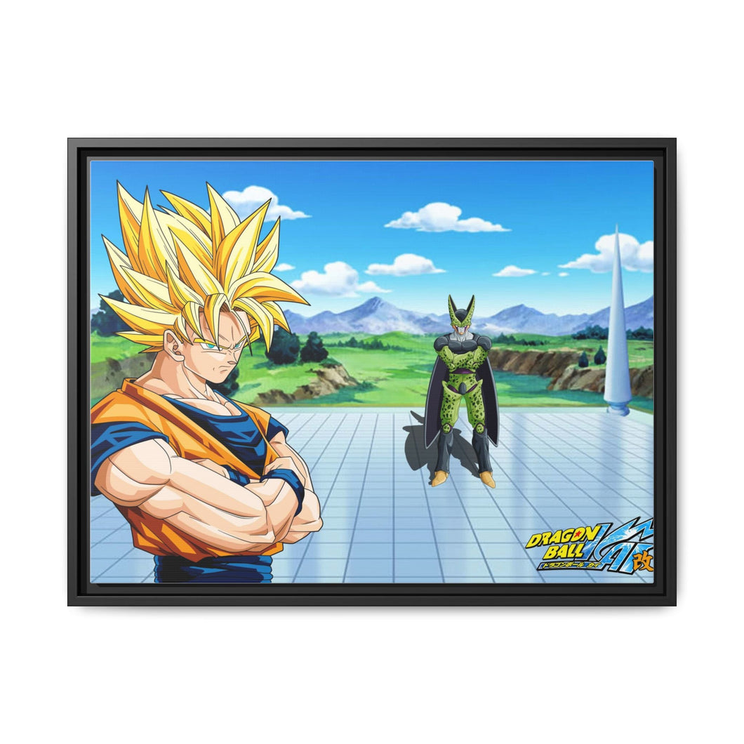 Anime Dragon Ball Z Canvas Framed Art Print