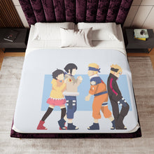 Load image into Gallery viewer, Anime Boruto Sherpa Blanket

