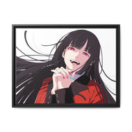 Yumeko Jabami Canvas Framed Art Print