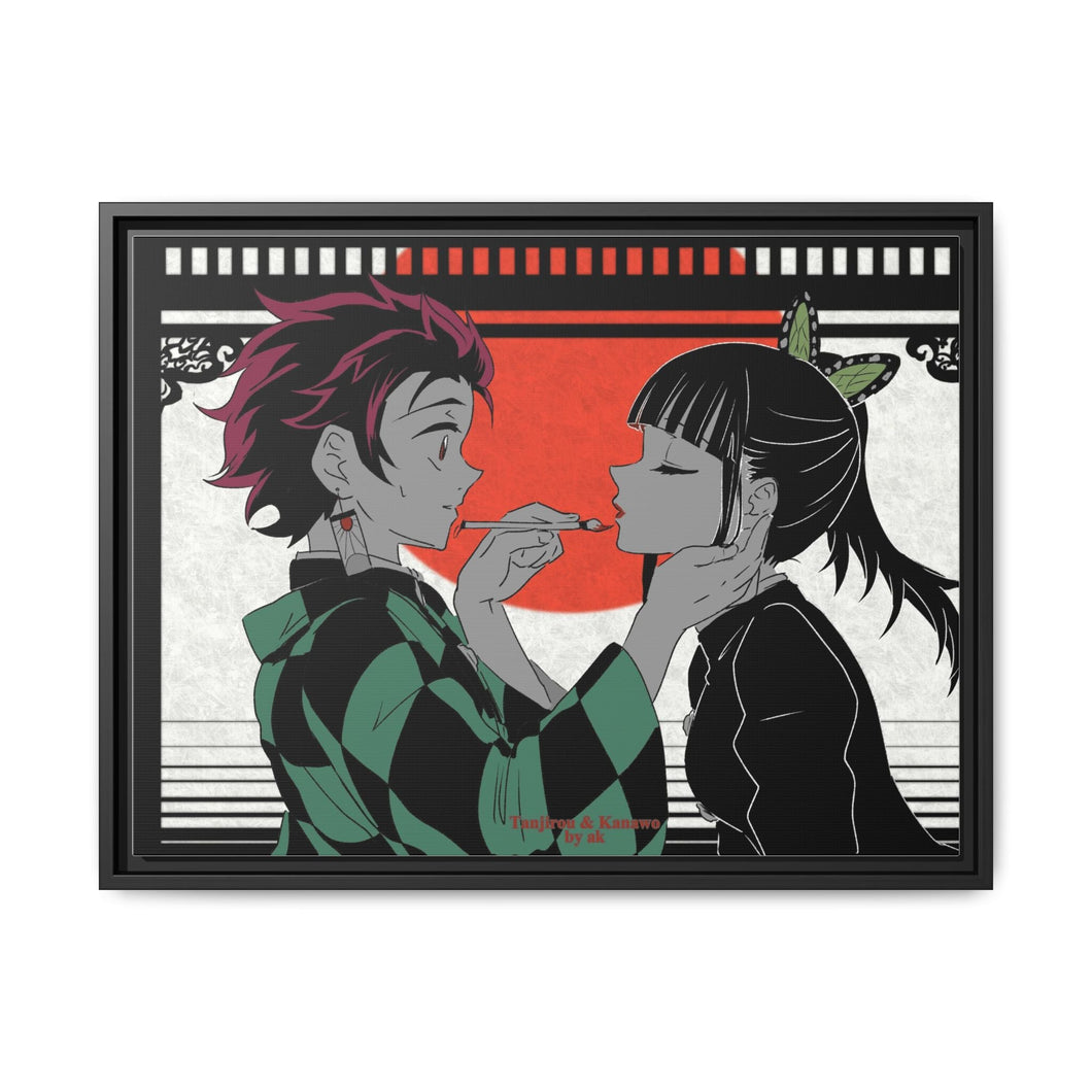 Demon Slayer: Kimetsu no Yaiba Canvas Framed Art Print
