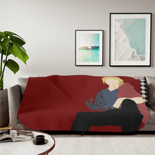 Load image into Gallery viewer, Edward Elric Sherpa Blanket

