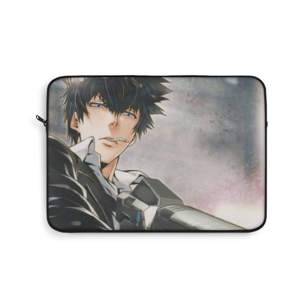 Shinya Kogami With His dominator Laptop Sleeve