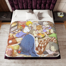 Load image into Gallery viewer, Gon &amp; Friends Sherpa Blanket
