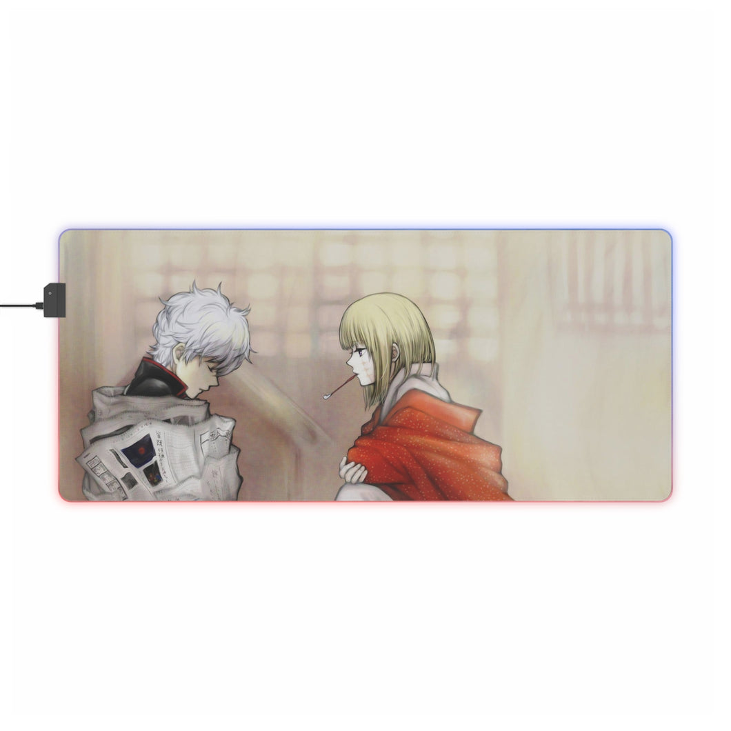 Anime Gintama RGB LED Mouse Pad (Desk Mat)