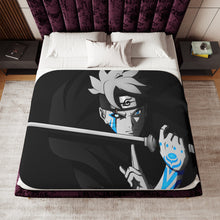 Load image into Gallery viewer, Anime Boruto Sherpa Blanket
