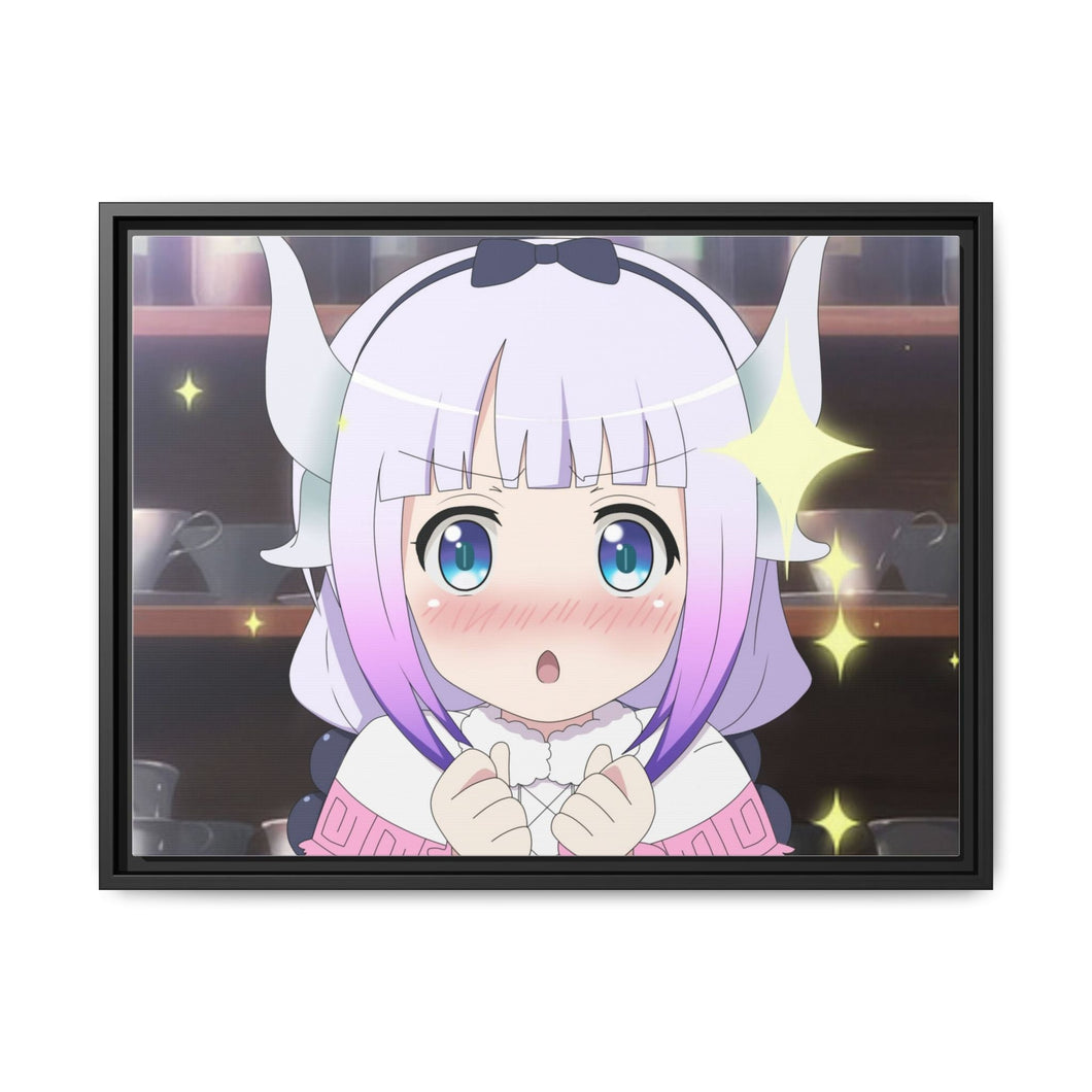 Miss Kobayashi's Dragon Maid Canvas Framed Art Print