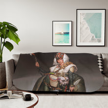 Load image into Gallery viewer, Anime Princess Mononoke Sherpa Blanket

