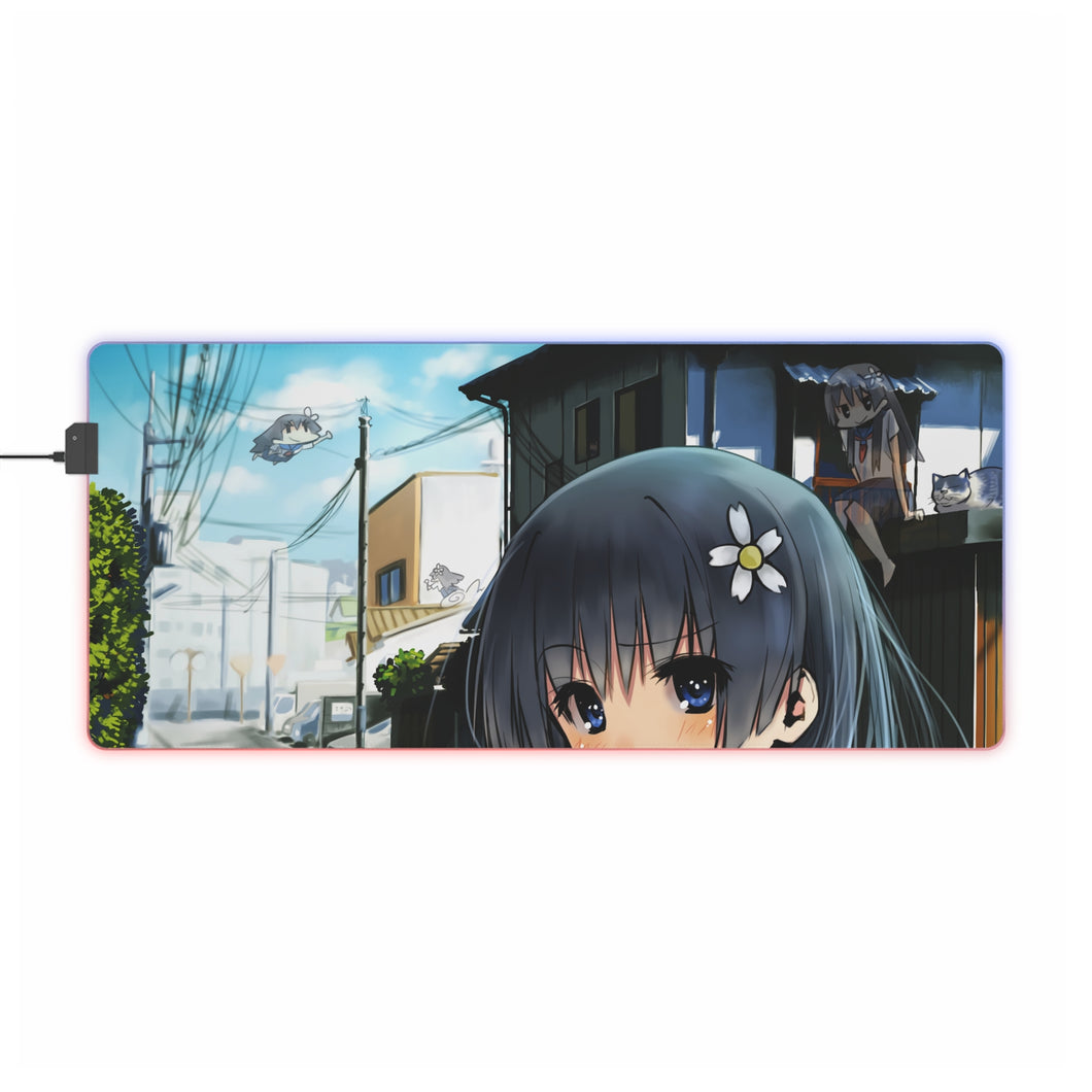 A Certain Scientific Railgun Ruiko Saten RGB LED Mouse Pad (Desk Mat)