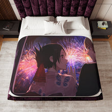 Load image into Gallery viewer, &quot;The sound of my heartbeat was so loud, I couldn&#39;t hear the fireworks.&quot; Sherpa Blanket
