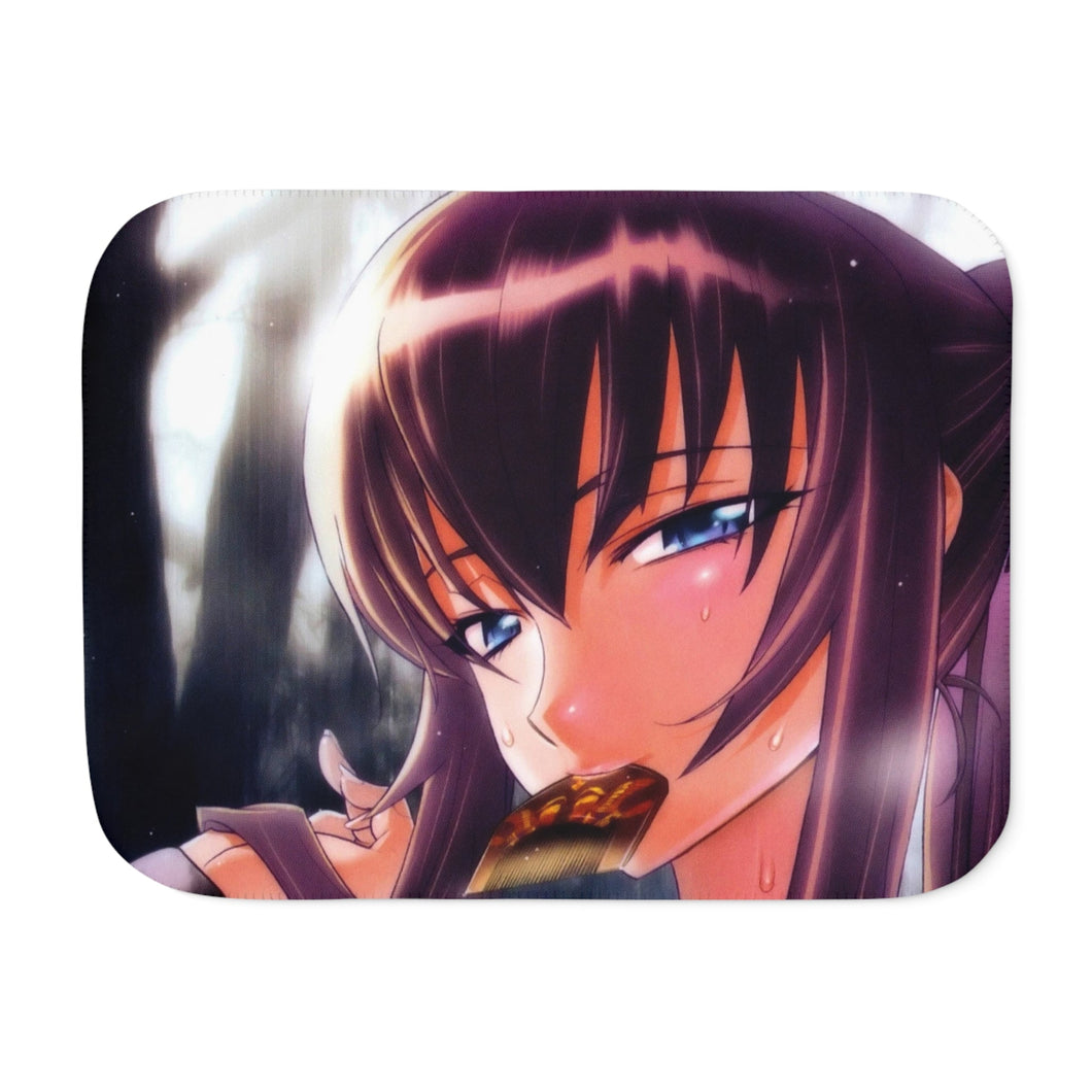 Anime Highschool Of The Dead Sherpa Blanket