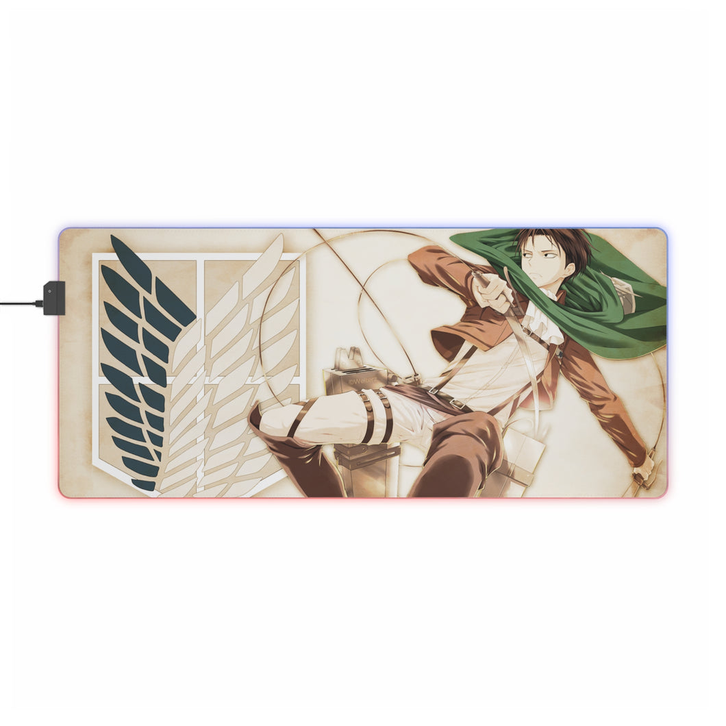 Shingeki no Kyonjin - Captain Levi RGB LED Mouse Pad (Desk Mat)