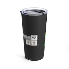 Load image into Gallery viewer, Glass Heart Princess Tumbler 20oz
