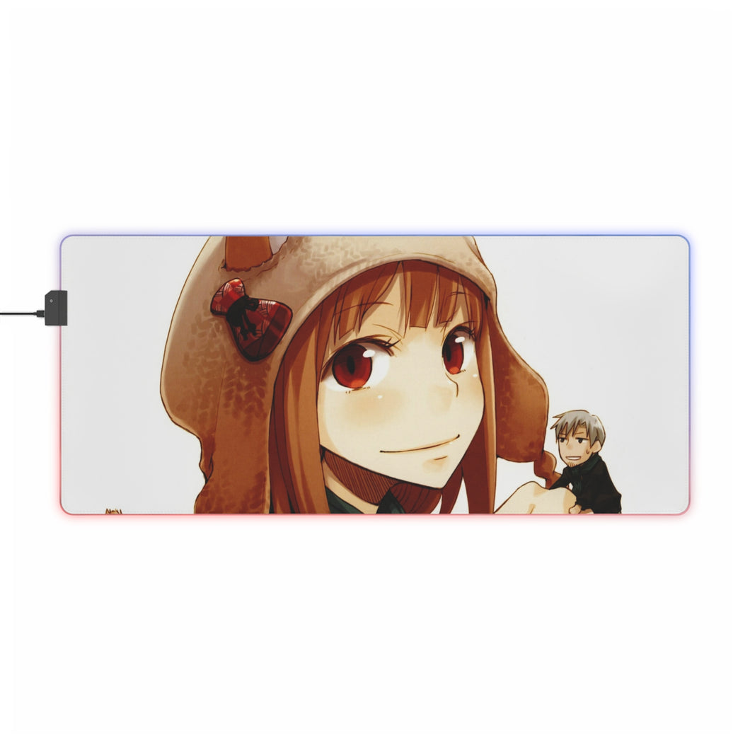 Spice And Wolf RGB LED Mouse Pad (Desk Mat)