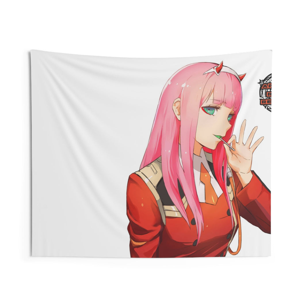 Zero two render Indoor Wall Tapestry