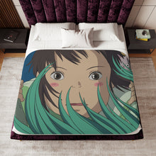 Load image into Gallery viewer, Anime Spirited Awayr Sherpa Blanket
