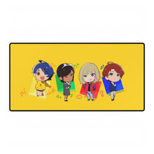 Load image into Gallery viewer, Wonder Egg Priority Rika Kawai, Momoe Sawaki, Neiru Aonuma Mouse Pad (Desk Mat)
