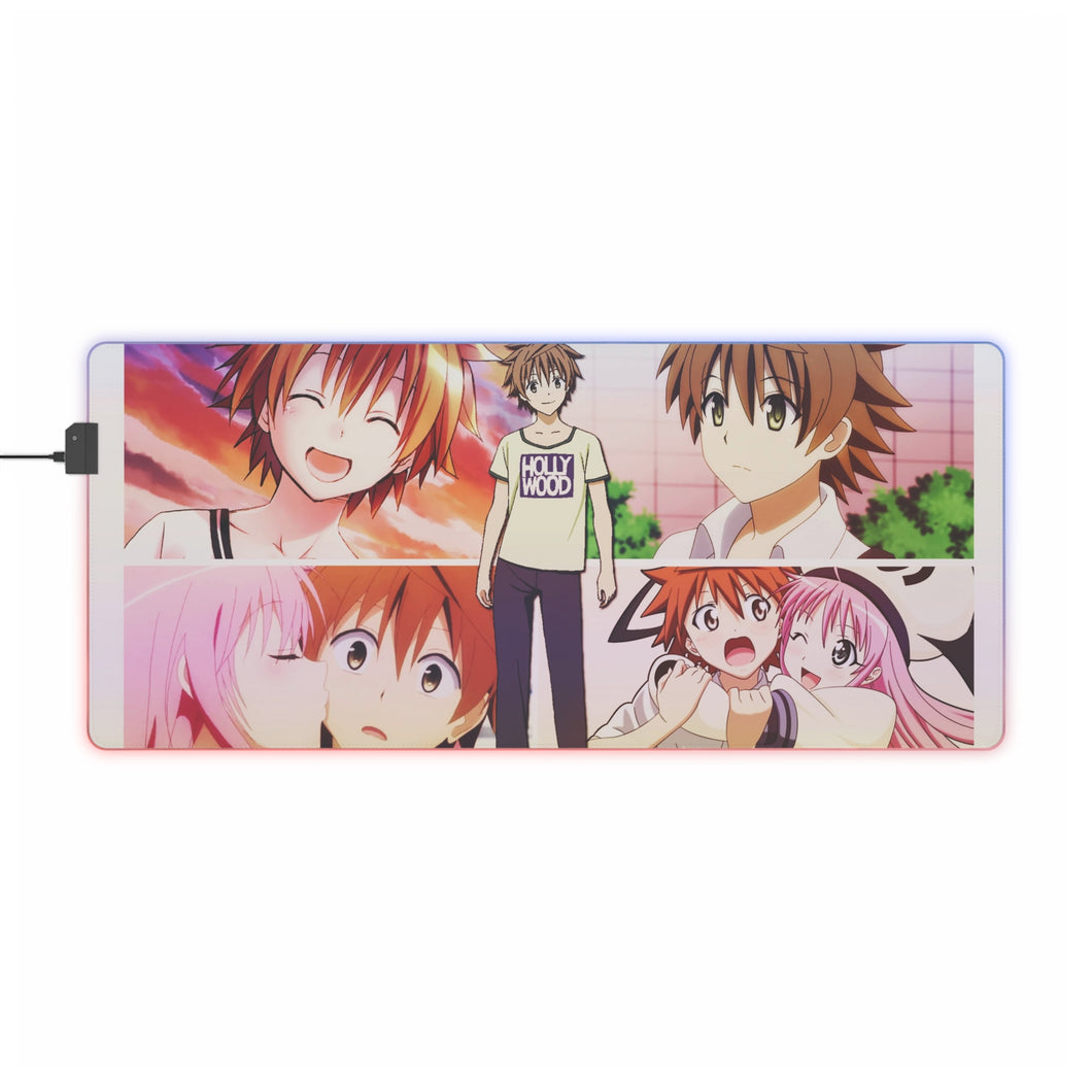 To Love-Ru RGB LED Mouse Pad (Desk Mat)