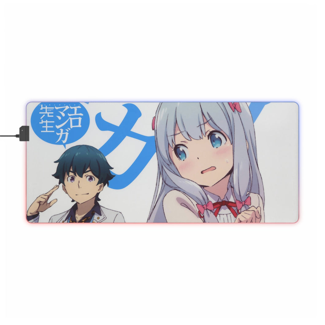 EroManga-Sensei RGB LED Mouse Pad (Desk Mat)