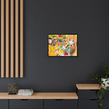 Load image into Gallery viewer, Nisekoi Chitoge Kirisaki, Kosaki Onodera, Seishirou Tsugumi, Marika Tachibana, Ruri Miyamoto Canvas Framed Art Print
