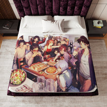 Load image into Gallery viewer, Anime Neon Genesis Evangelion Sherpa Blanket
