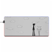 Load image into Gallery viewer, Grey sky RGB LED Mouse Pad (Desk Mat)
