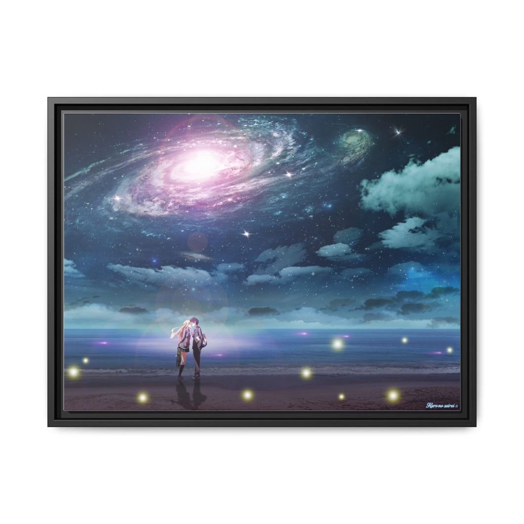 Anime Your Lie in April Canvas Framed Art Print